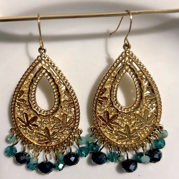 Drop boho earrings - Picture 1 of 3